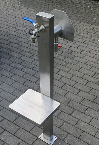 Edelstahl wassersäule - edelstahl,