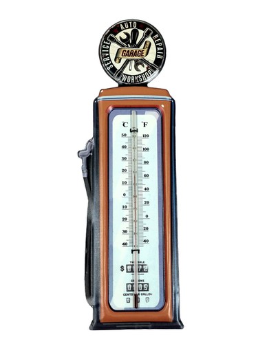 Blech thermometer garage - thermometer, "garage"