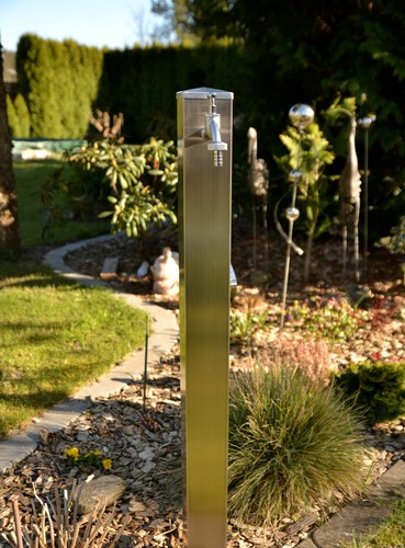 Wassersäule edelstahl - edelstahl, 3/4"