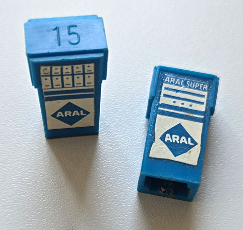Aral zapfsäule miniatur - 2x,