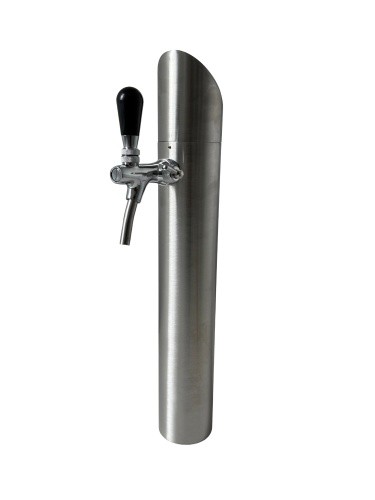 Bierzapfsäule edelstahl mit - edelstahl,