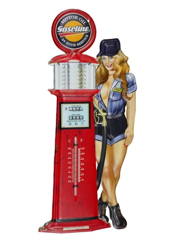 Blech thermometer gasoline - thermometer, "gasoline"